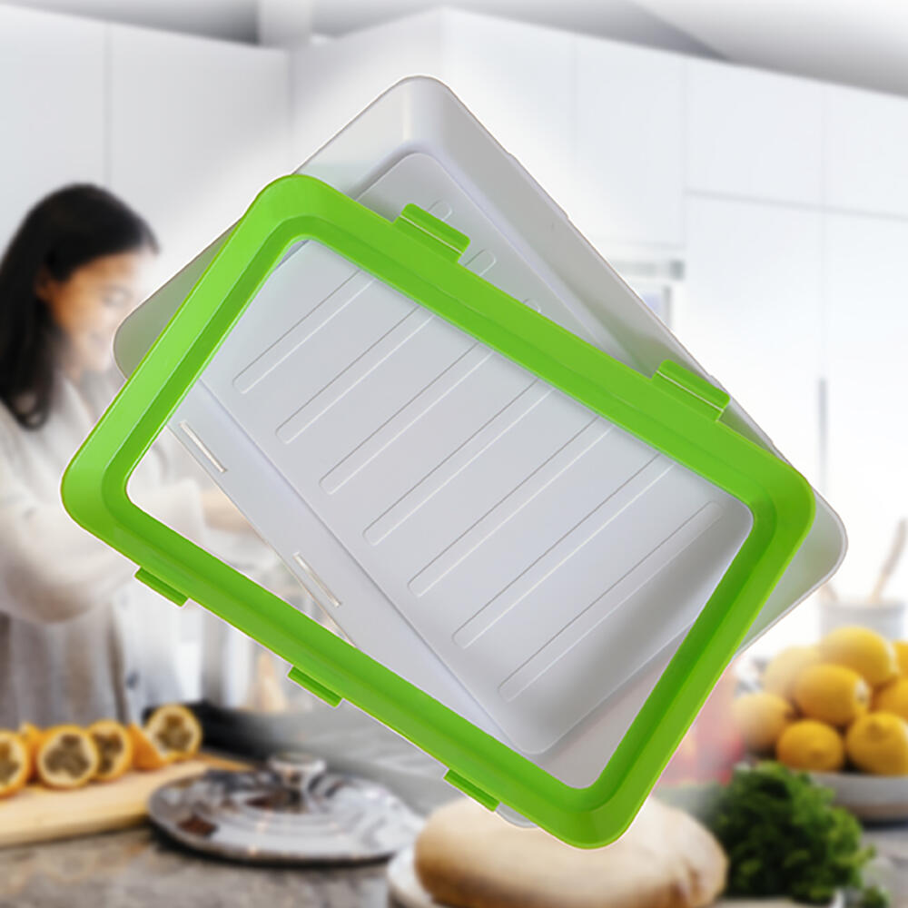 Pack x6 Bandejas Herméticas de Conservación – Reutilizables, Apilables y al Semi Vacío