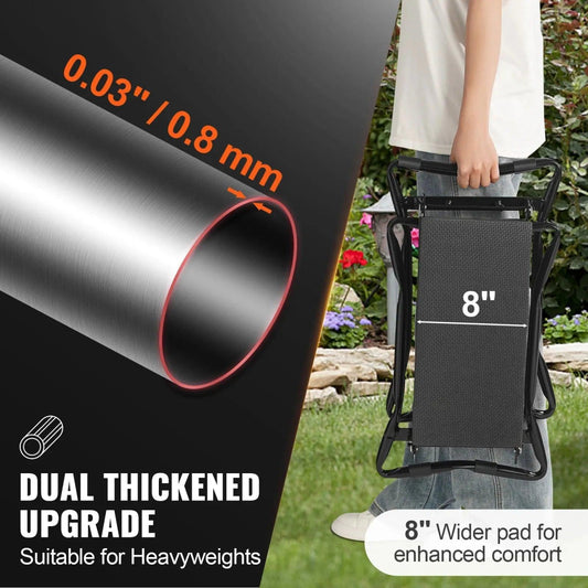 VEVOR Garden Kneeler and Seat 330 lbs Load Capacity 8/10" - Purovolution