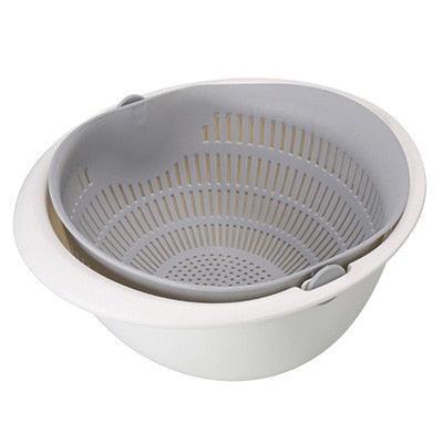 Silicone Kitchen Double Drain Basket - Purovolution