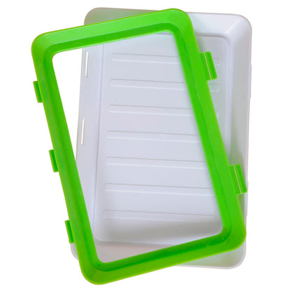 Pack x6 Bandejas Herméticas de Conservación – Reutilizables, Apilables y al Semi Vacío