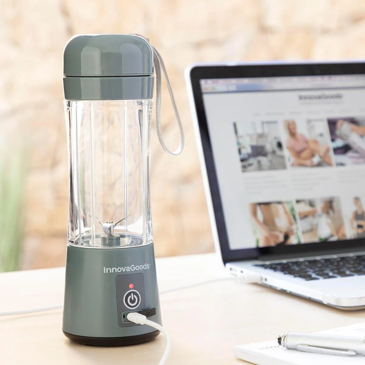 Shakuit InnovaGoods Portable Blender – Ideal for Smoothies and Shakes