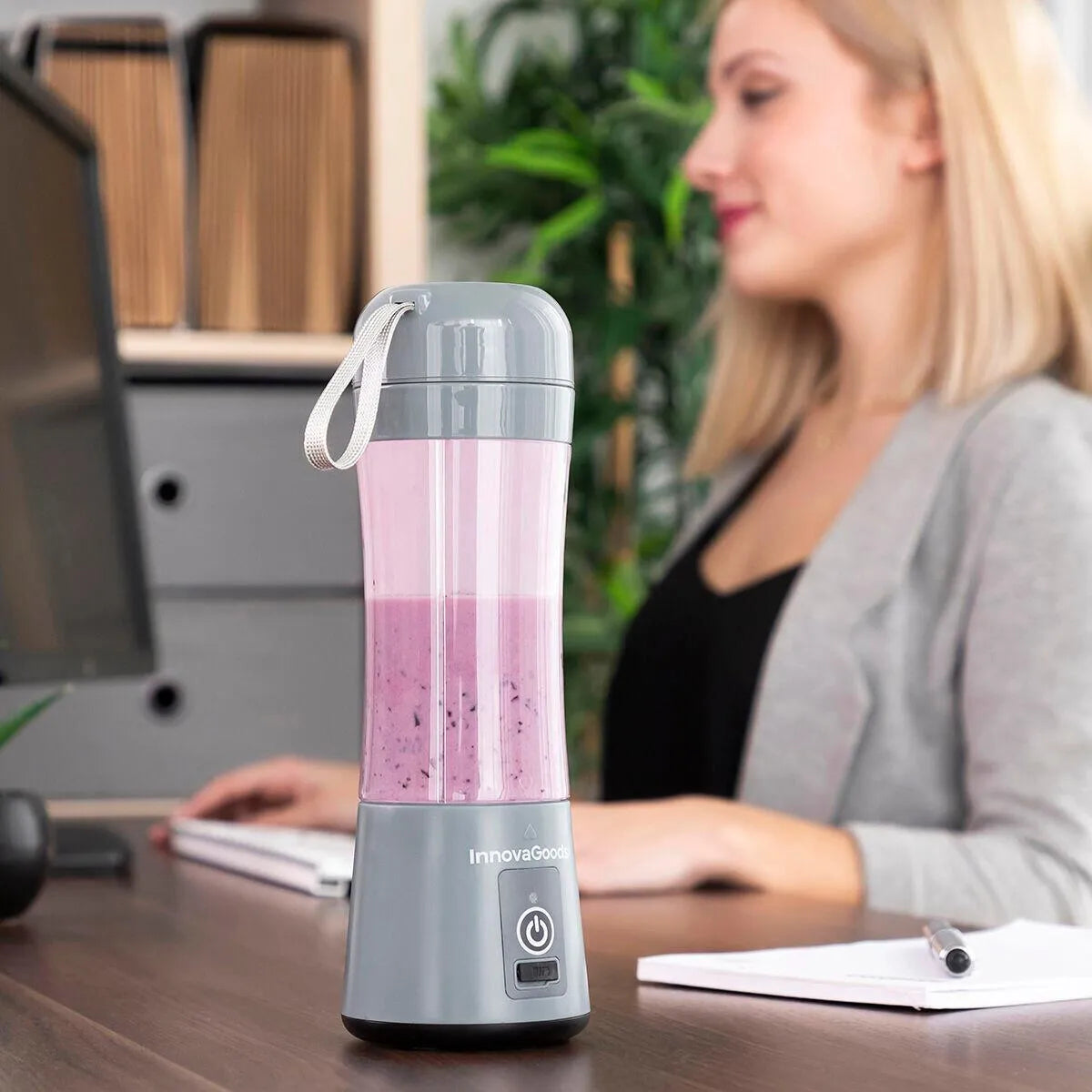Shakuit InnovaGoods Portable Blender – Ideal for Smoothies and Shakes