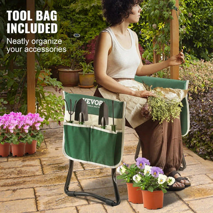 VEVOR Garden Kneeler and Seat 330 lbs Load Capacity 8/10" - Purovolution